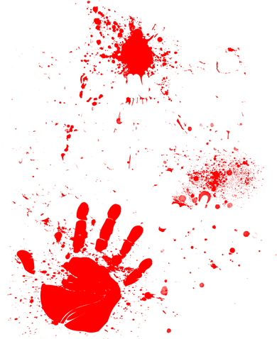 Funny Creepy Blood Stains Are Red Poem Tank Top